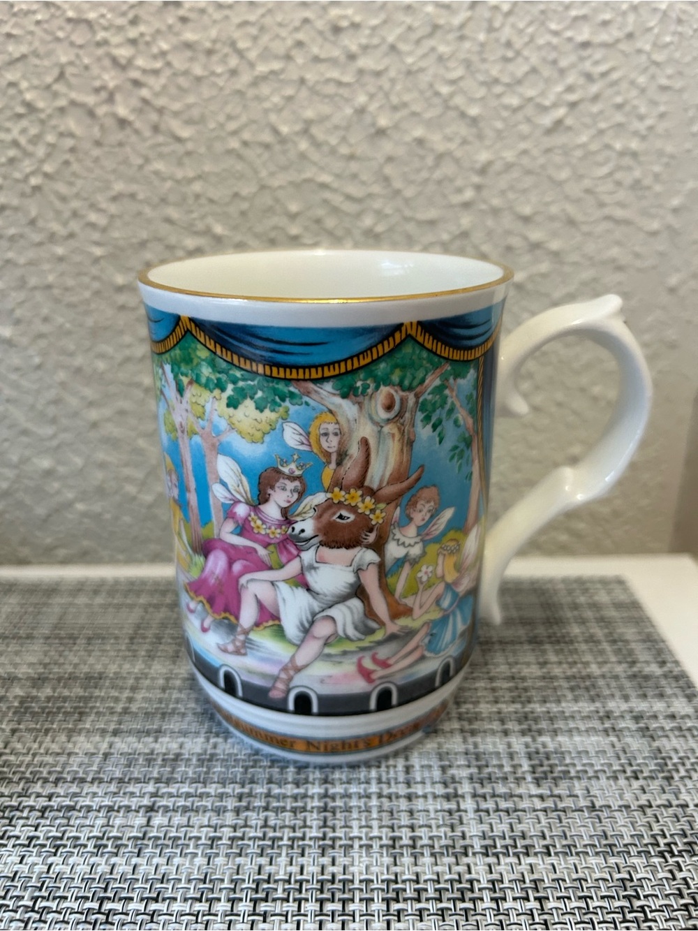 Vintage Sadler Fine Bone China Mug Shakespeare “A Midsummer Night’s Dream”